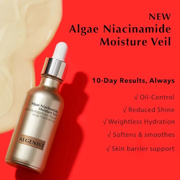 Algenist Algae Niacinamide Moisture Veil. Moisture, Shimmer, Brighten, Cleanse - Picture 4 of 4
